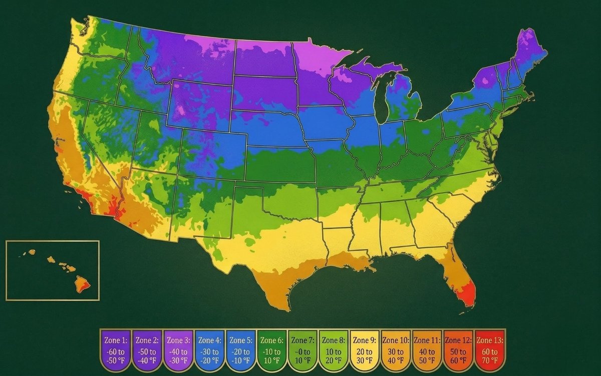 USDA Plant Hardiness Zone map (updated)